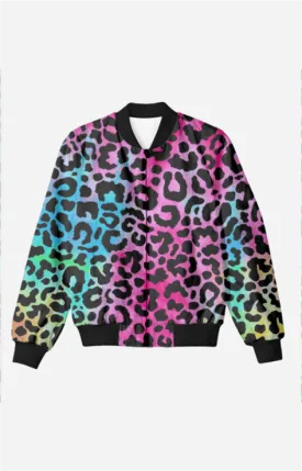 Animal Prints - Unisex Printed Bomber Jacket with Pockets