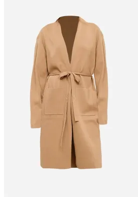 Belted Sweater Coat