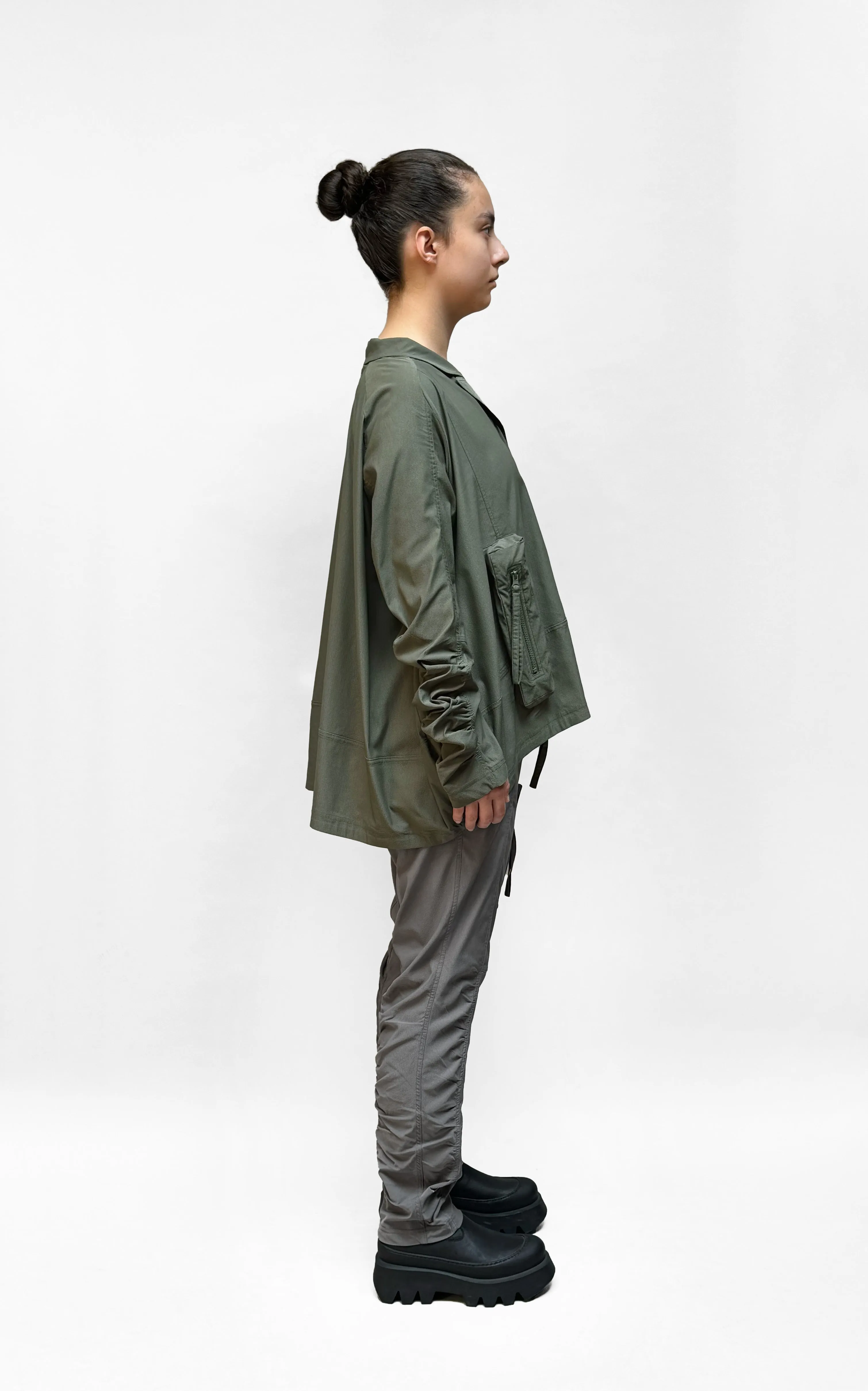 BLACK LABEL Relaxed Pocketed Jacket in Camp