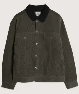 Casual Corduroy Lined Trucker Jacket