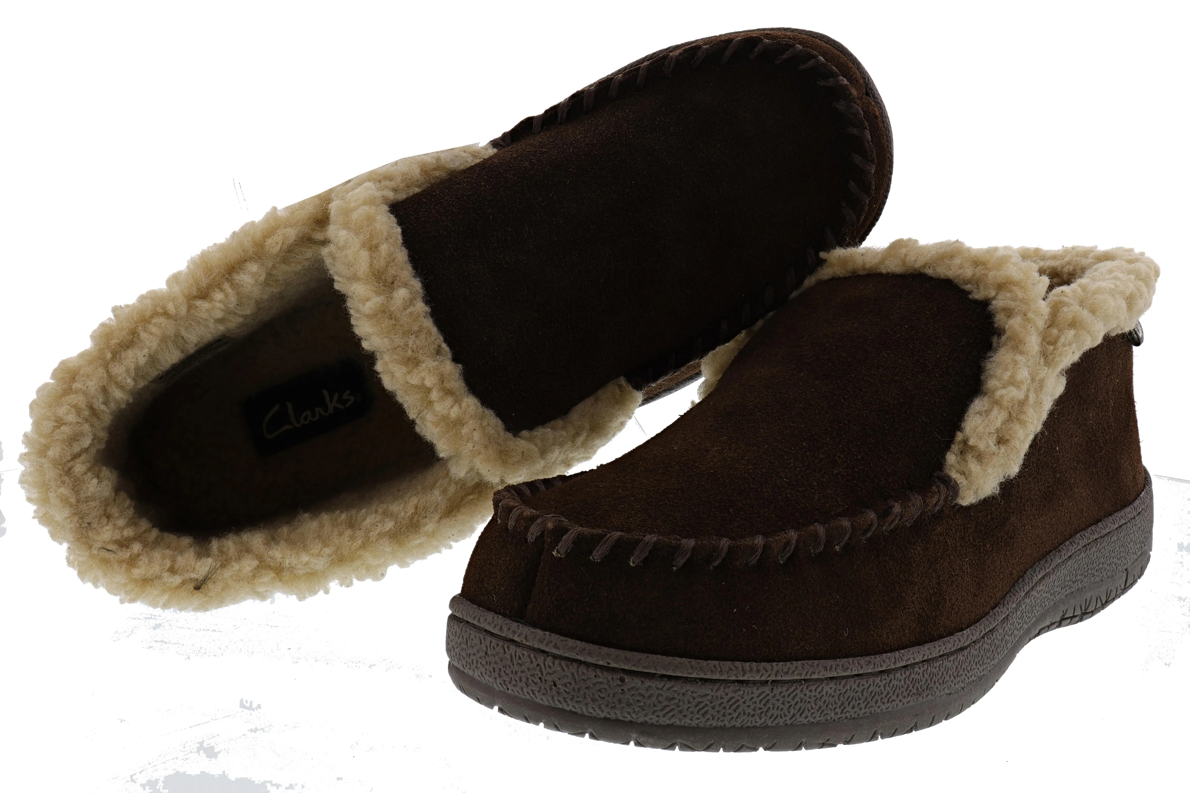 Clarks Men's Moccasin Winter Slippers Andrew