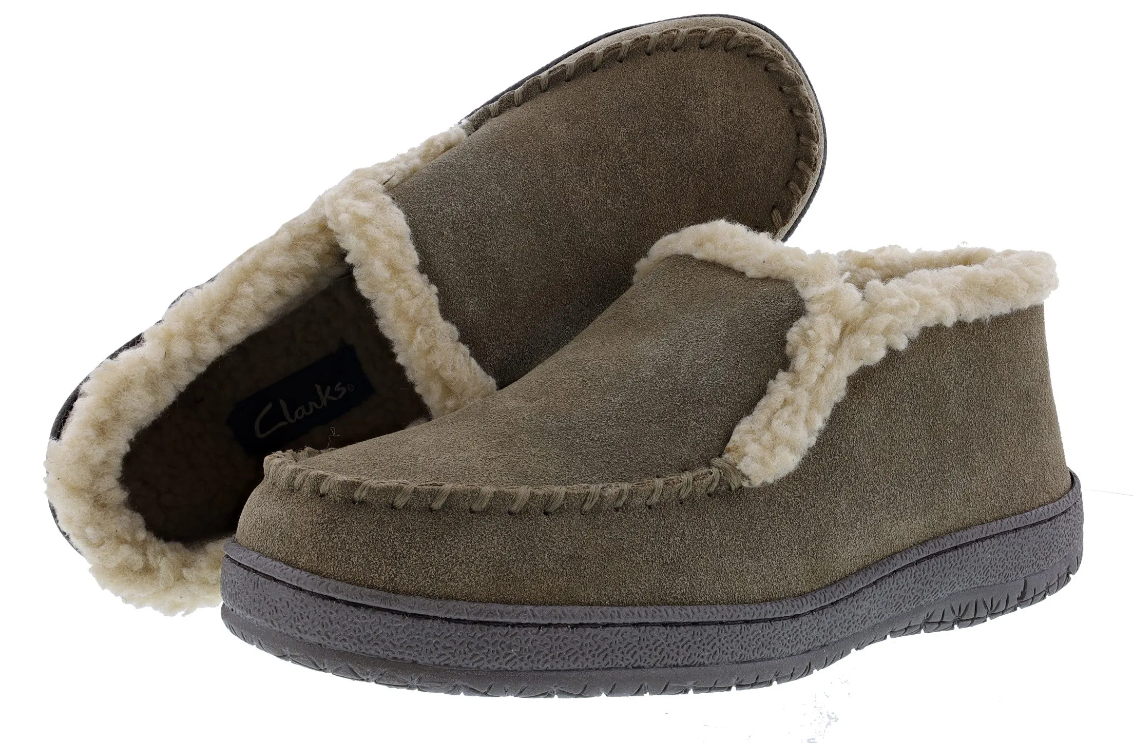 Clarks Men's Moccasin Winter Slippers Andrew