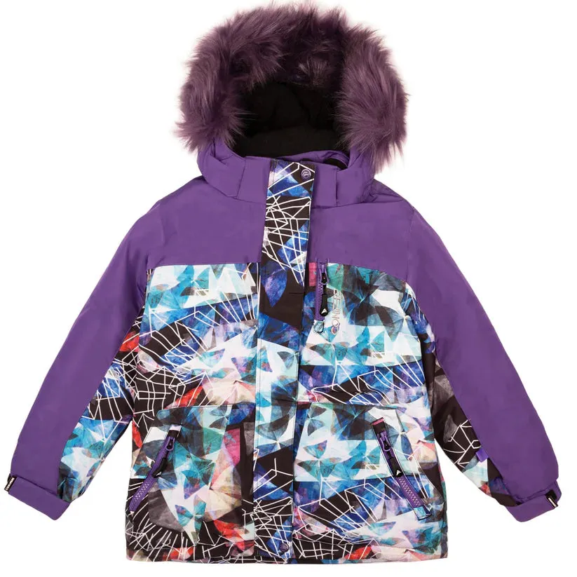 Conifere TAKLA - Girls Kaleidoscope Snowsuit - (Sizes 7 & 10)