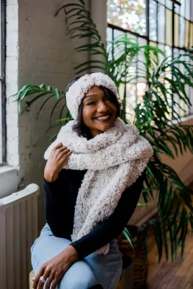 Crochet Kit - Frosty Ear Warmer & Scarf