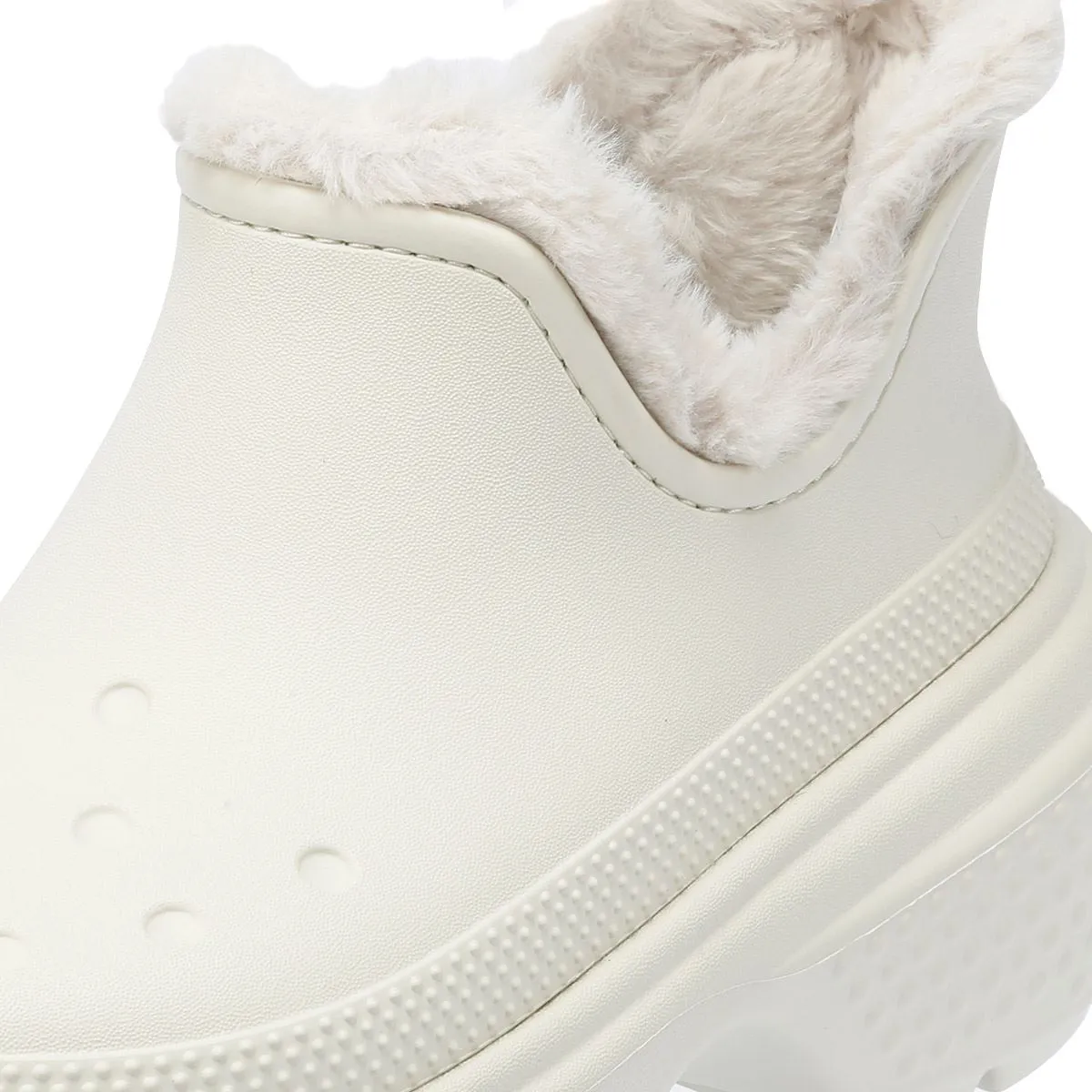 Crocs Stomp Lined Shorty Women's Off White Boots