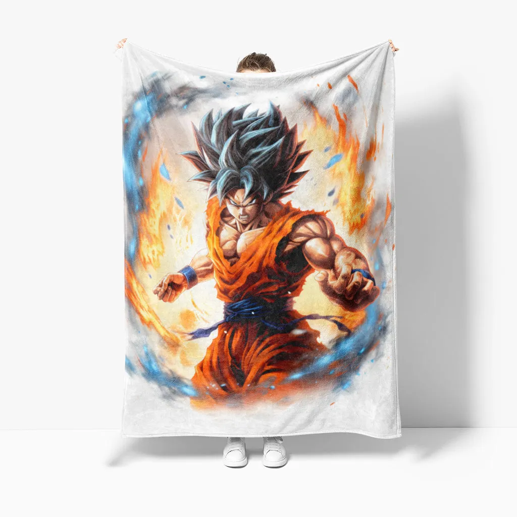 DBZ Great Saiyaman Thin Fleece Blanket