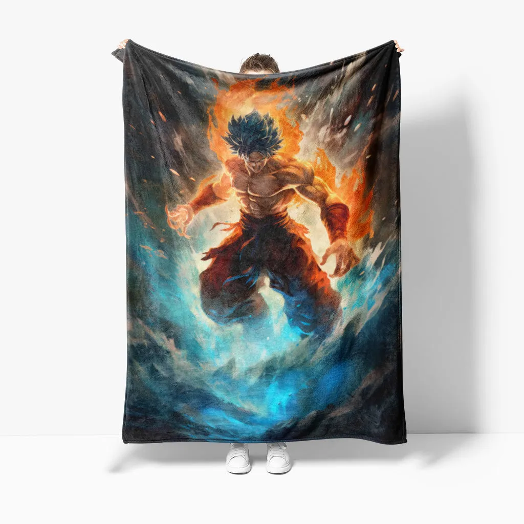 DBZ Great Saiyaman Thin Fleece Blanket