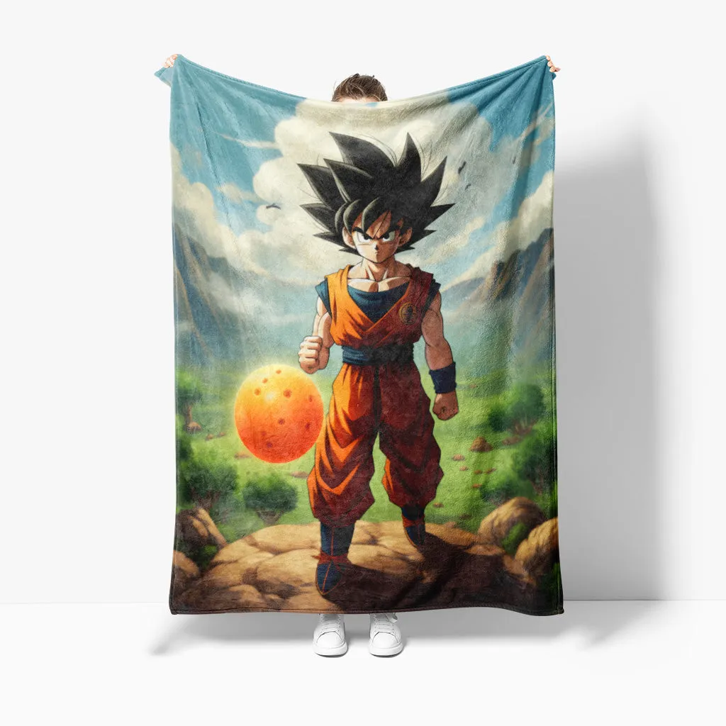 DBZ Great Saiyaman Thin Fleece Blanket