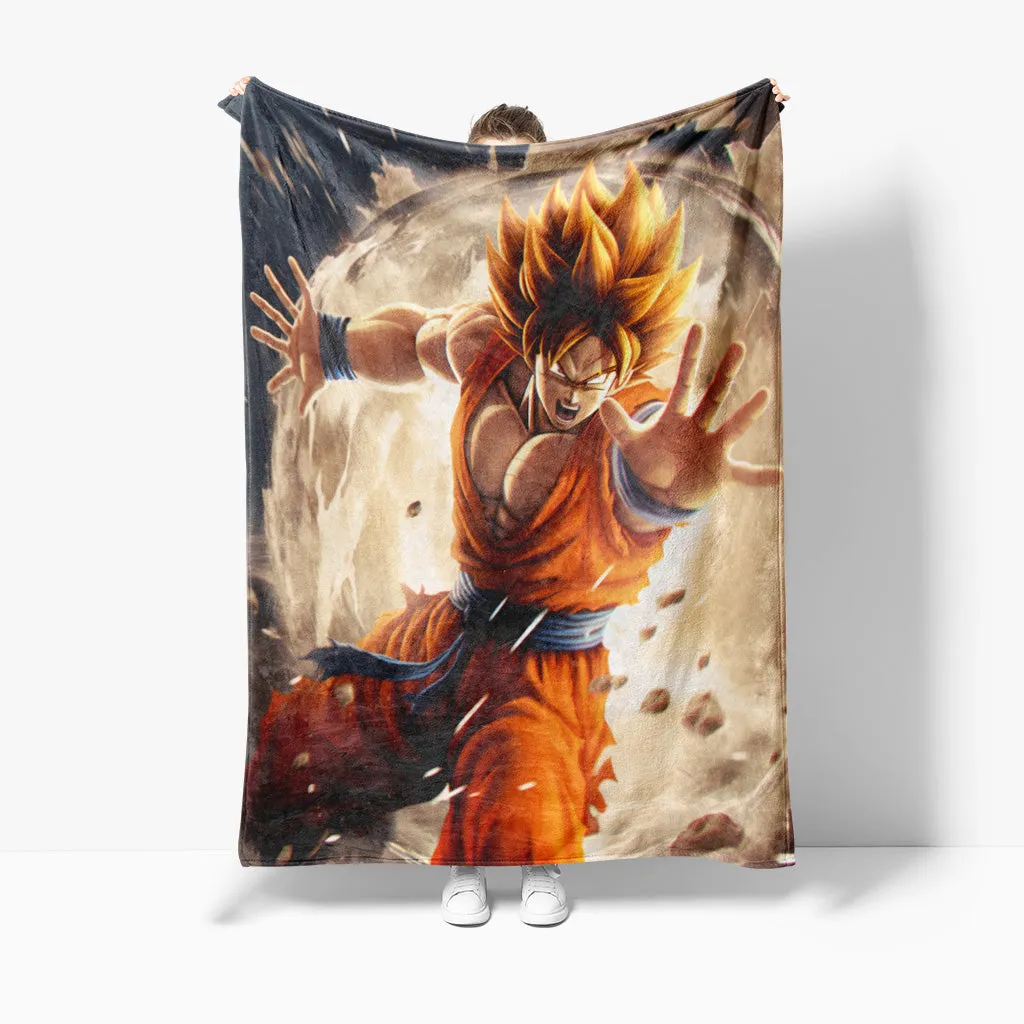 DBZ Great Saiyaman Thin Fleece Blanket