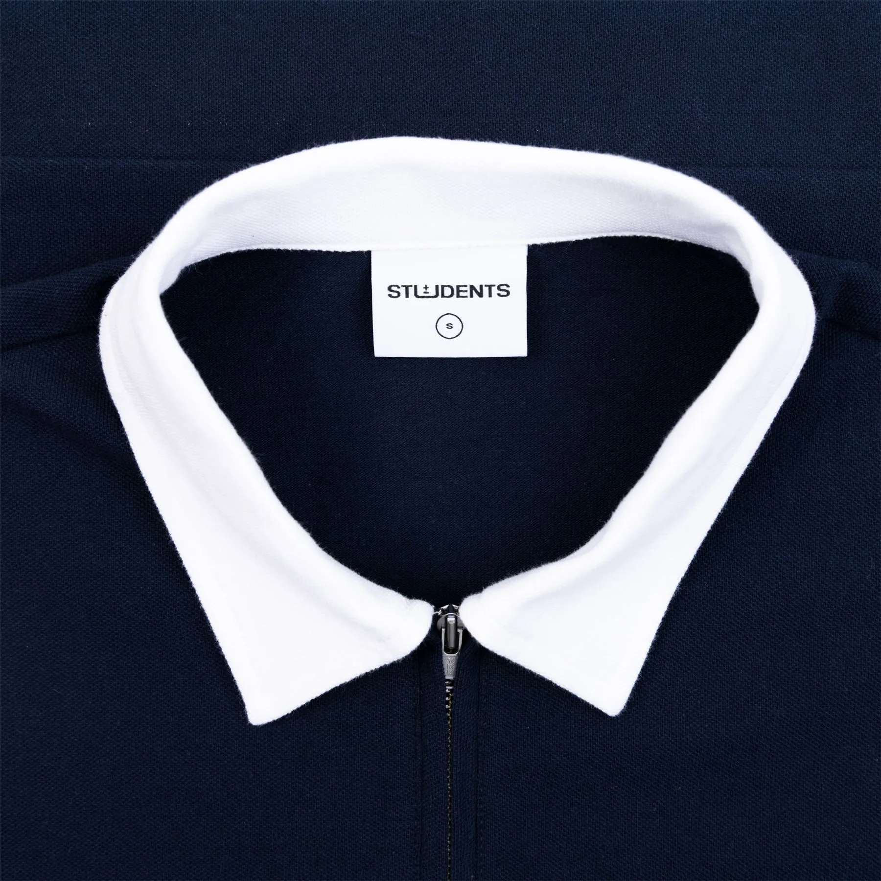 Dwight Zip Polo Navy - AW24