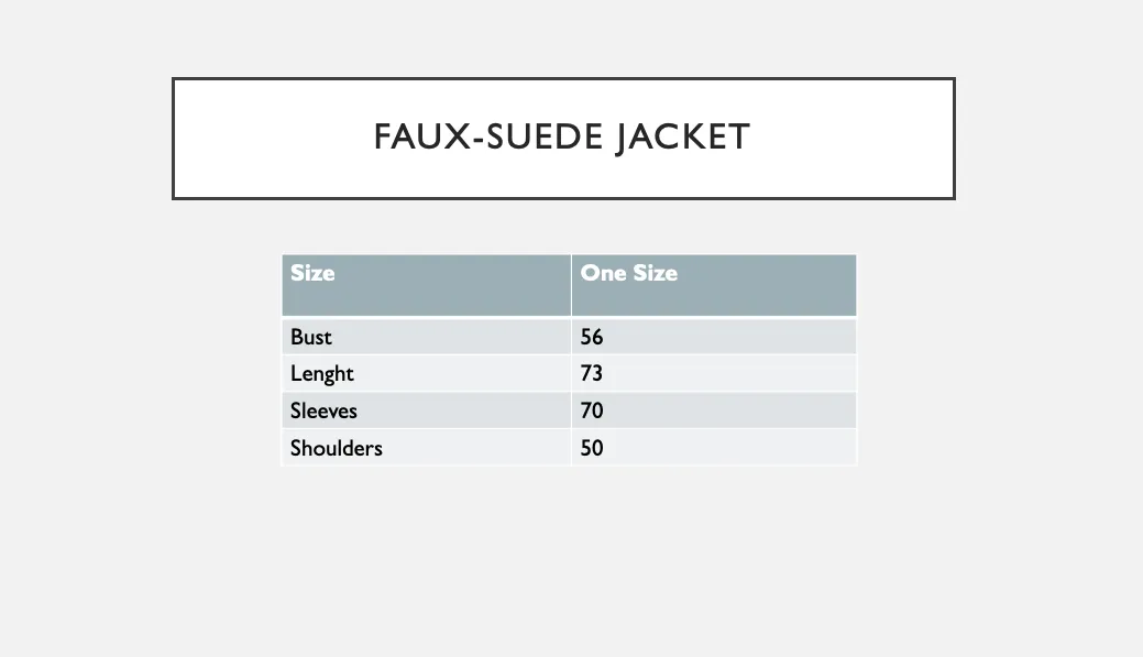 Faux-Suede Camel Jacket