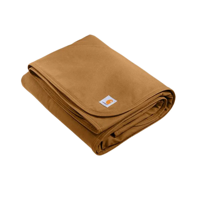 Firm Duck Sherpa-Lined Blanket | Carhartt Brown