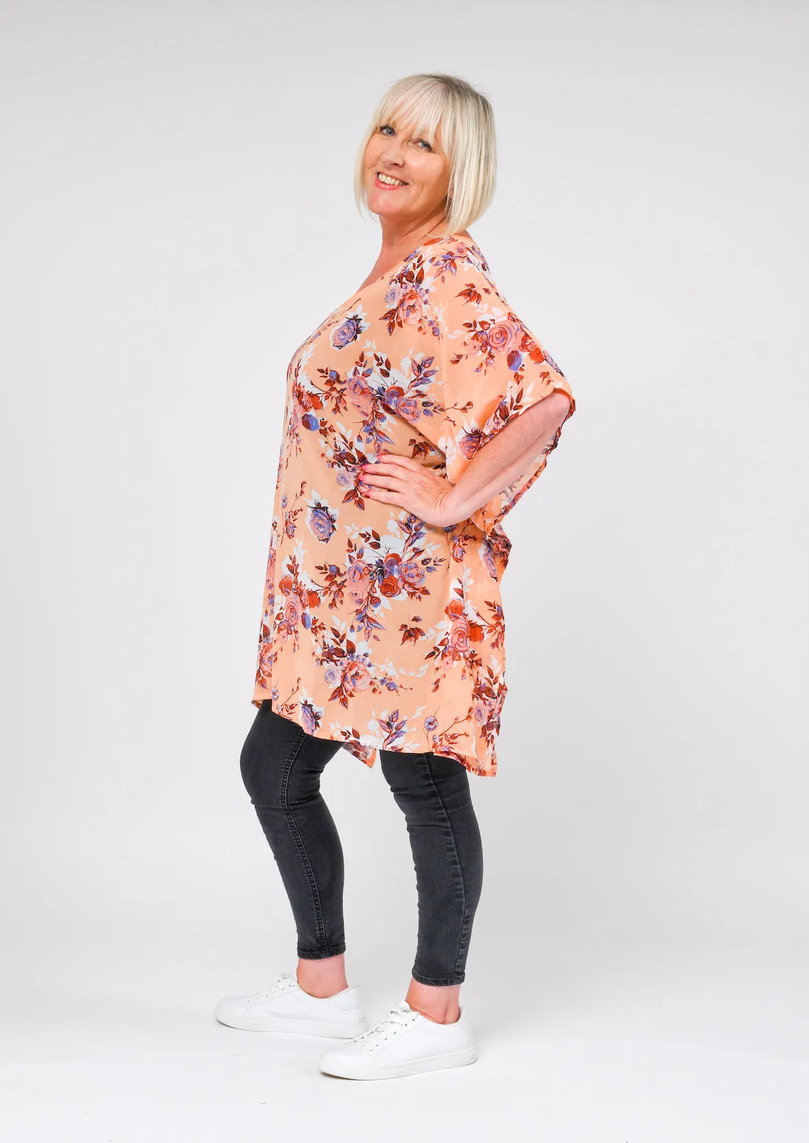 Floral Print Kaftan