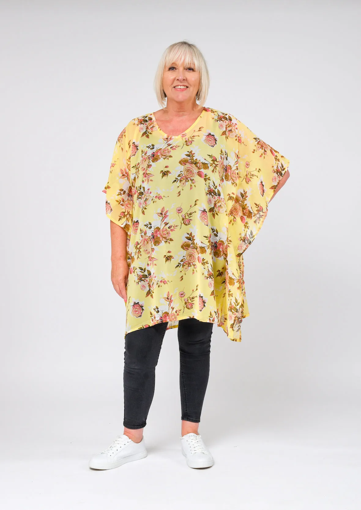 Floral Print Kaftan