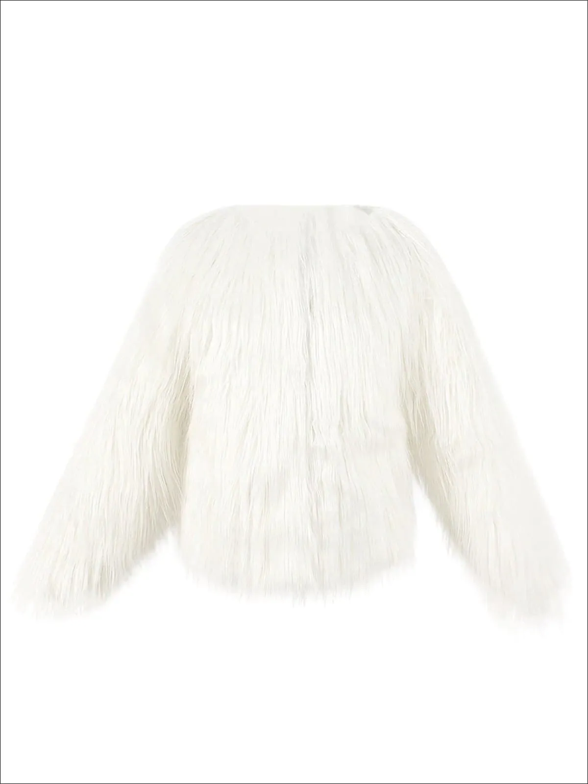 Girls Trendy Winter Faux Fur Jacket