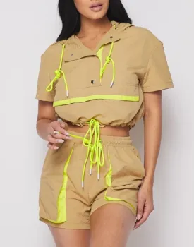 Glow Stick 2 Piece Short Set