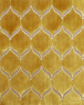 HAWK MUSTARD YELLOW VELVET FABRIC