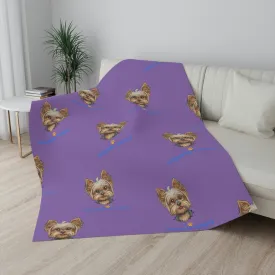 I love my Yorkshire Terrier Dog POD Sherpa Blanket