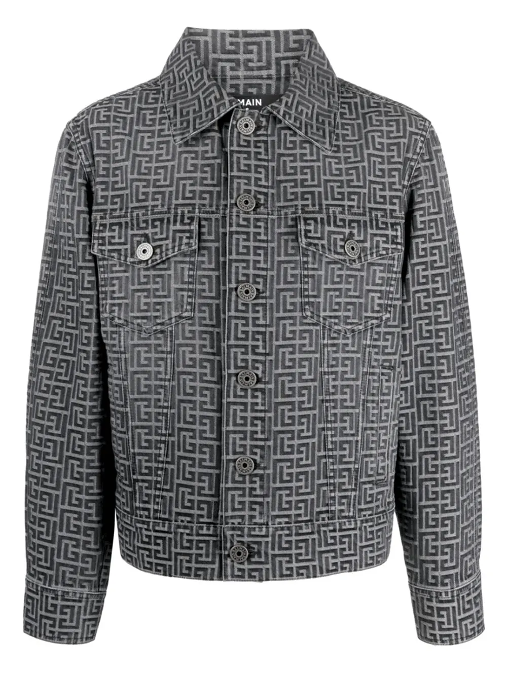 Jacquard Monogram Denim Jacket