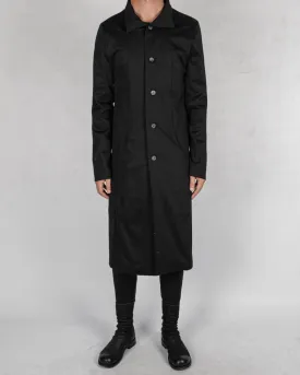 Larus buttoned long coat