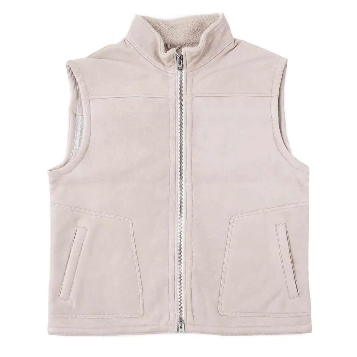 Manto Shearling Leather and Cashmere Vest