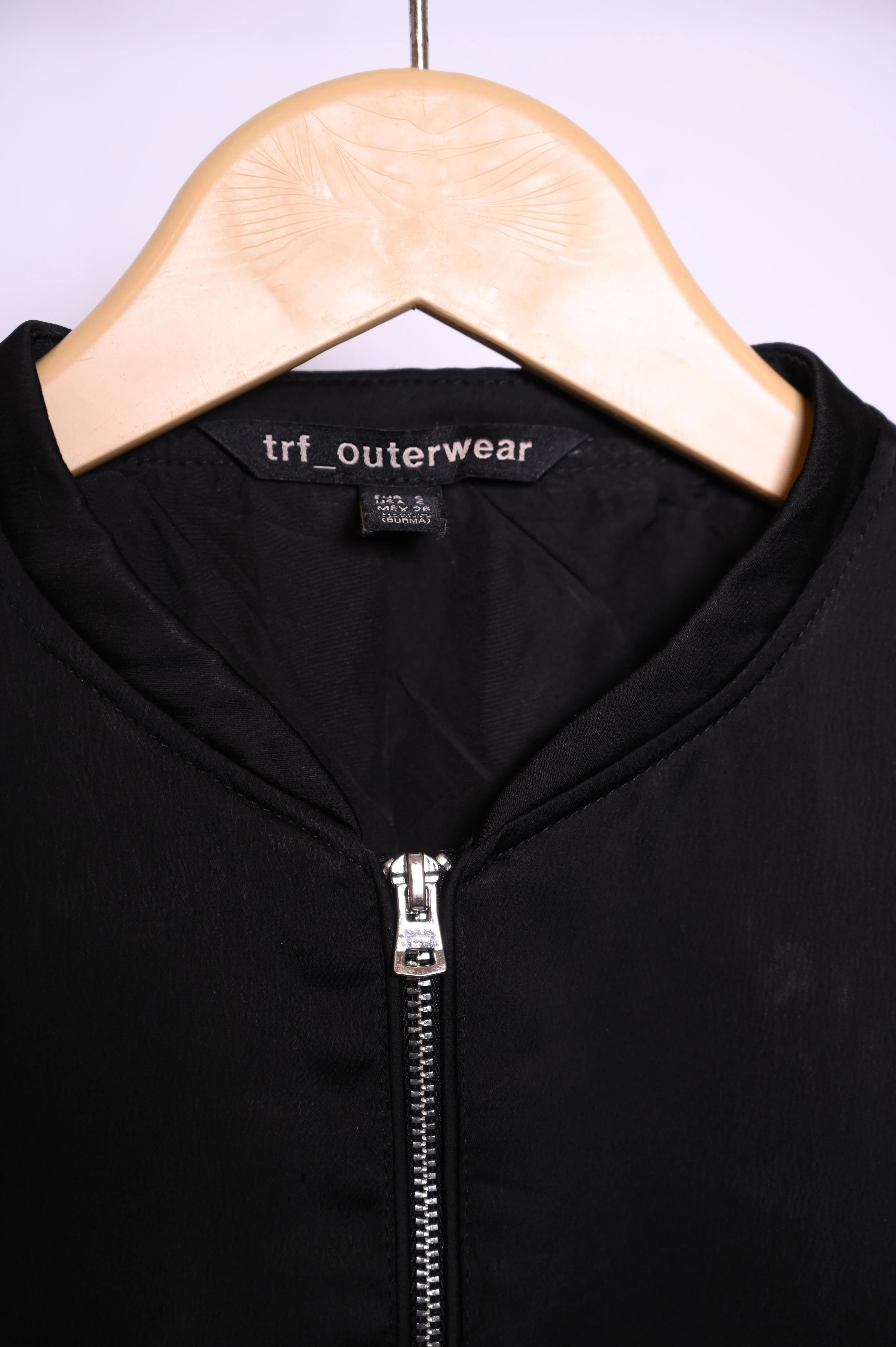 Outerwear Black Zipper Jacket – Medium