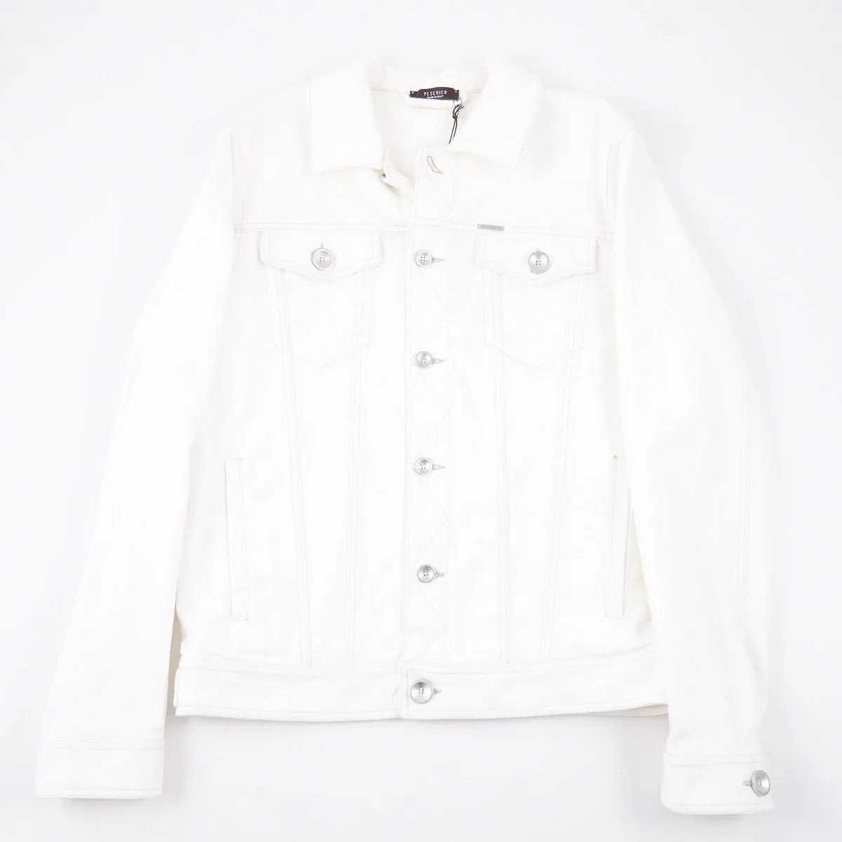 Peserico White Denim Jean Jacket