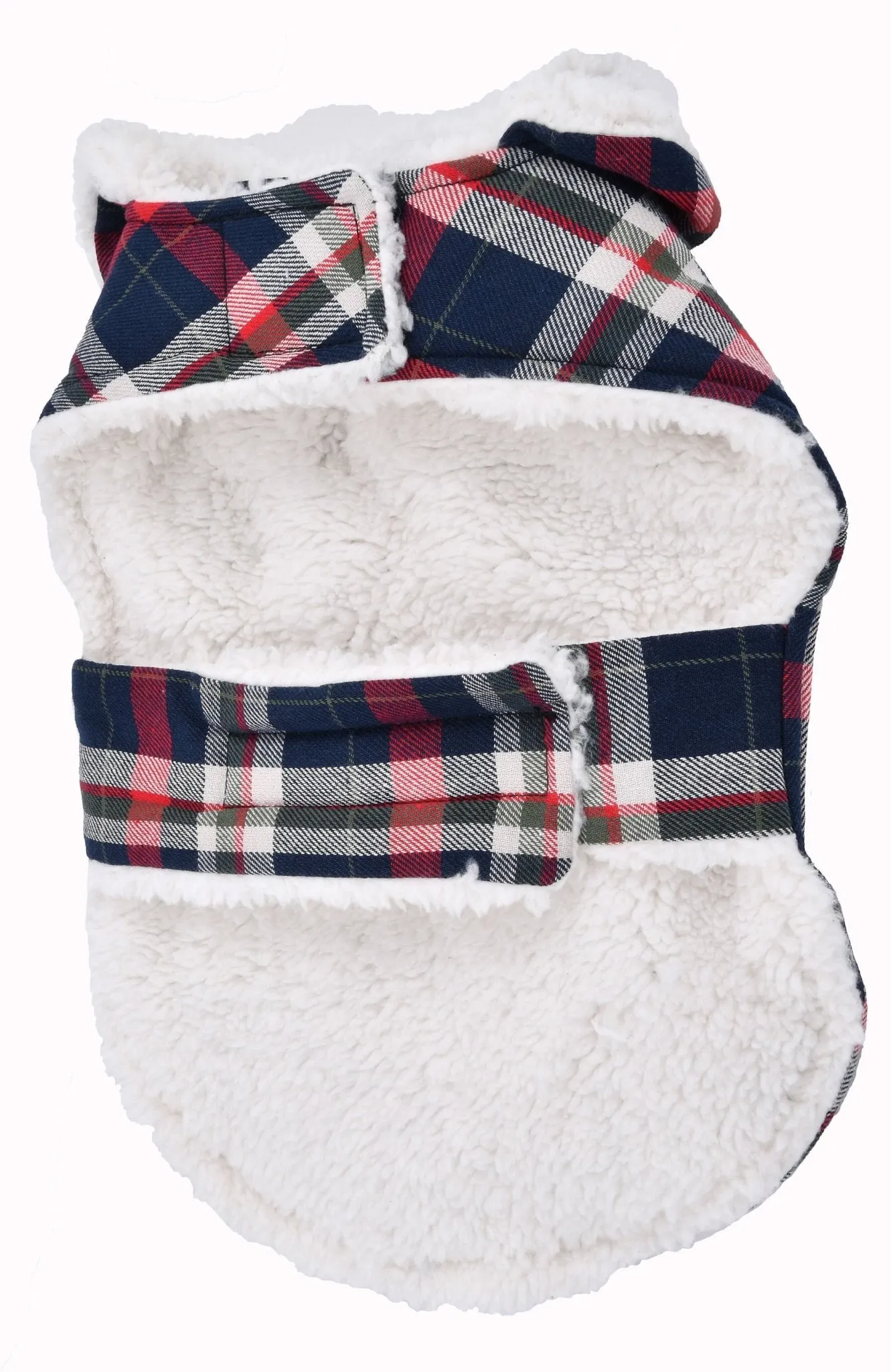 Plaid Walking Dog Coat