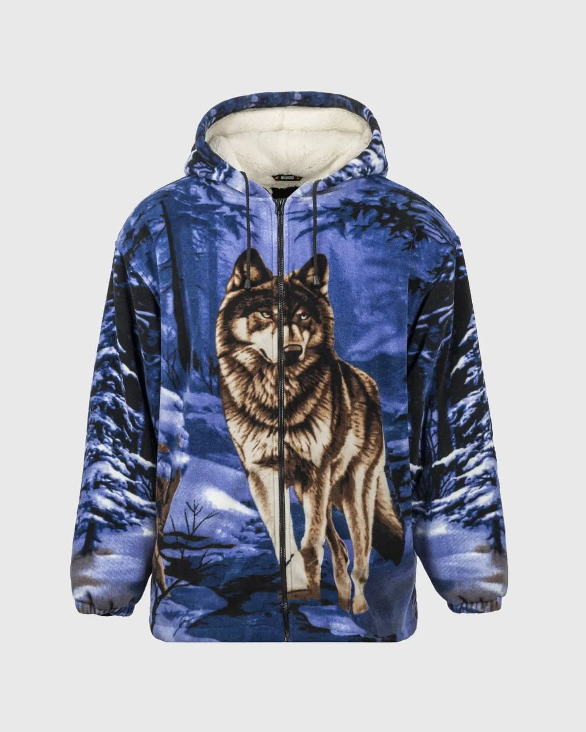 Plush Sherpa Full-Zip Animal Hoodie