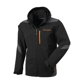 Polaris  Mens Orange Mens Softshell Jacket Warm Winter Ventilated DWR Finish