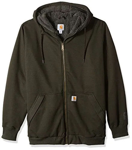 PR ONLY Carhartt 103308 Men's Rain Defender® Relaxed Fit Midweight Sherpa-Lined Full-Zip Sweatshirt