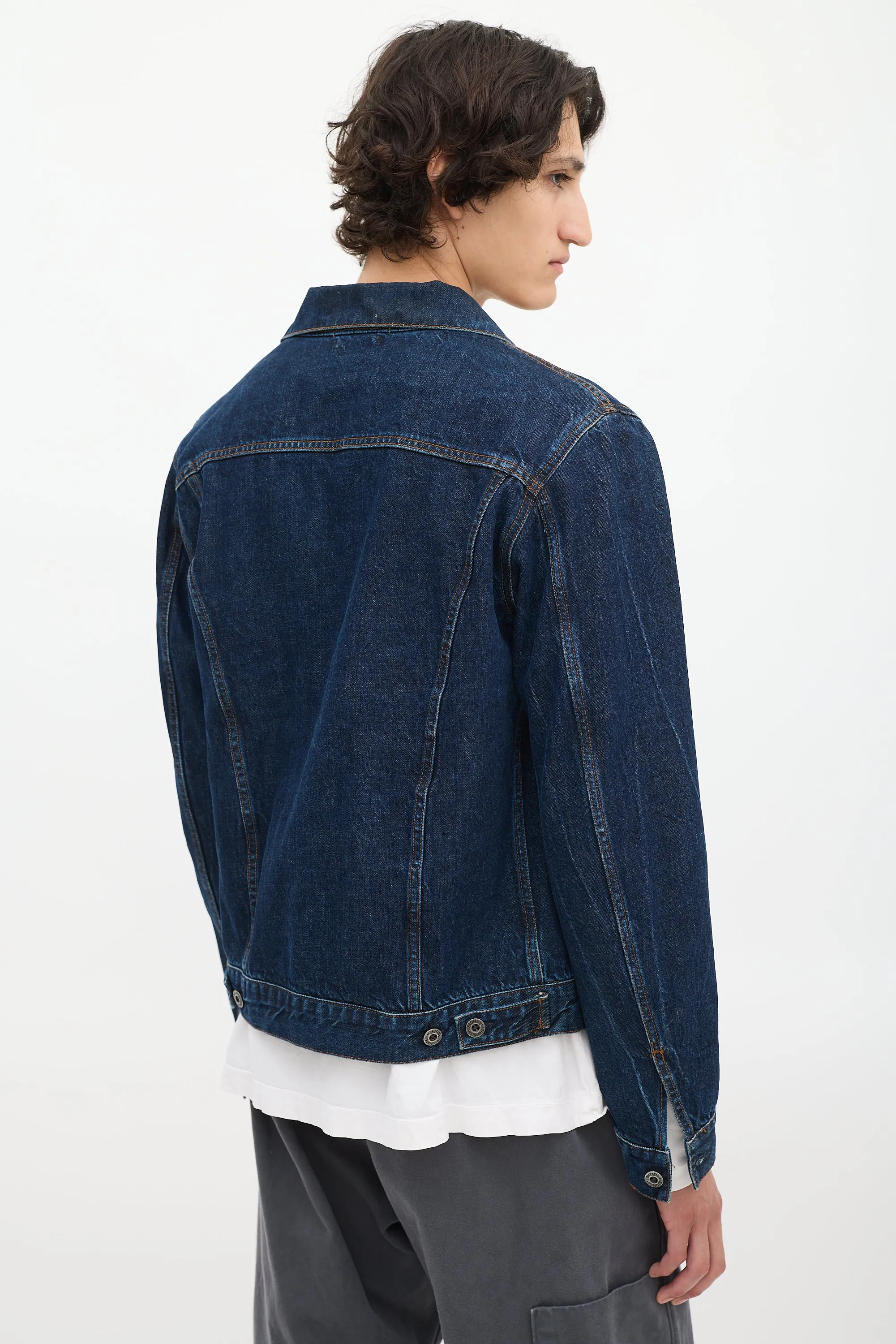 Raw Denim Two Pocket Jacket