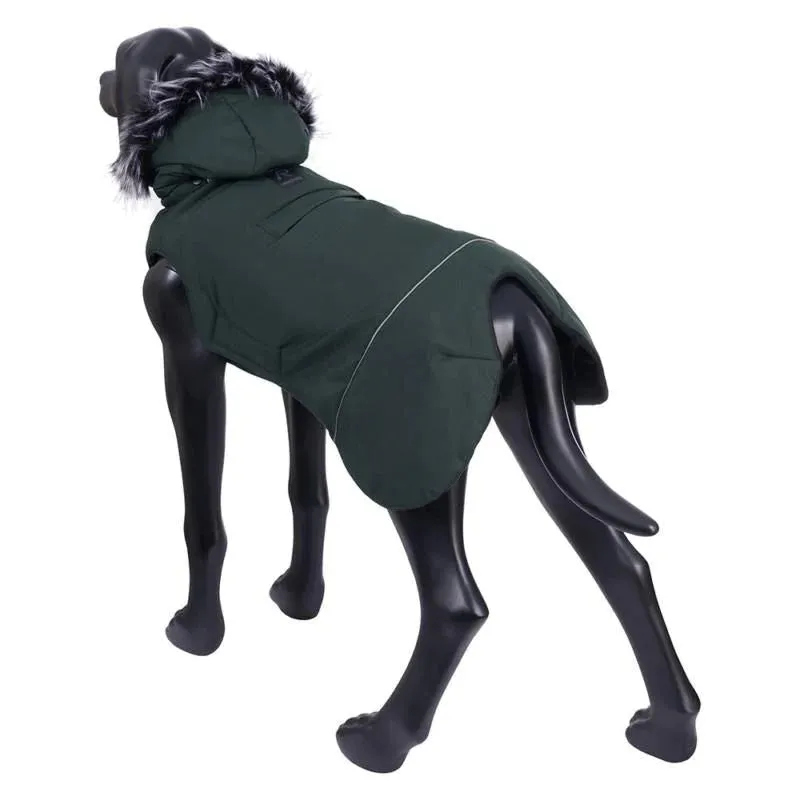 Rukka Frostbiter Parka Coat for Dogs in Forest