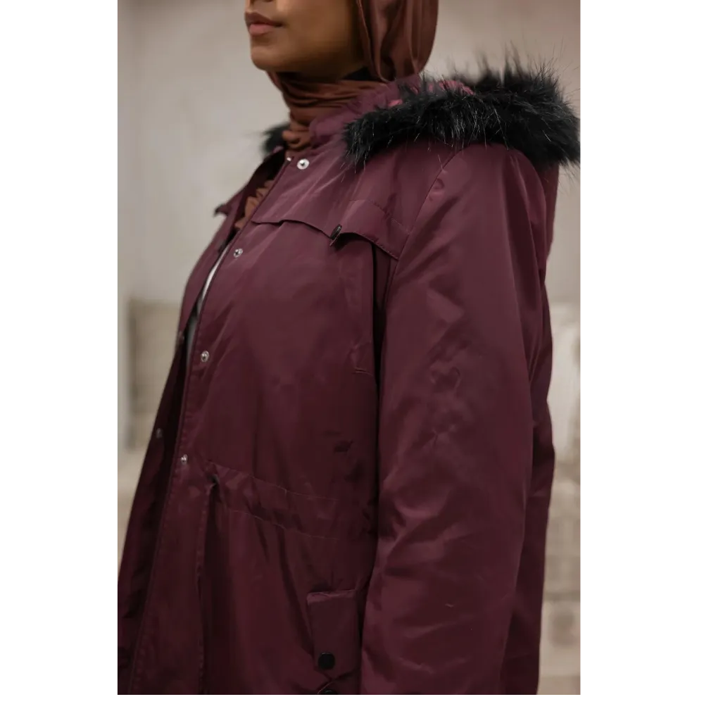 SALE Outerwear Purple Benguen Turkish Winter Jackets