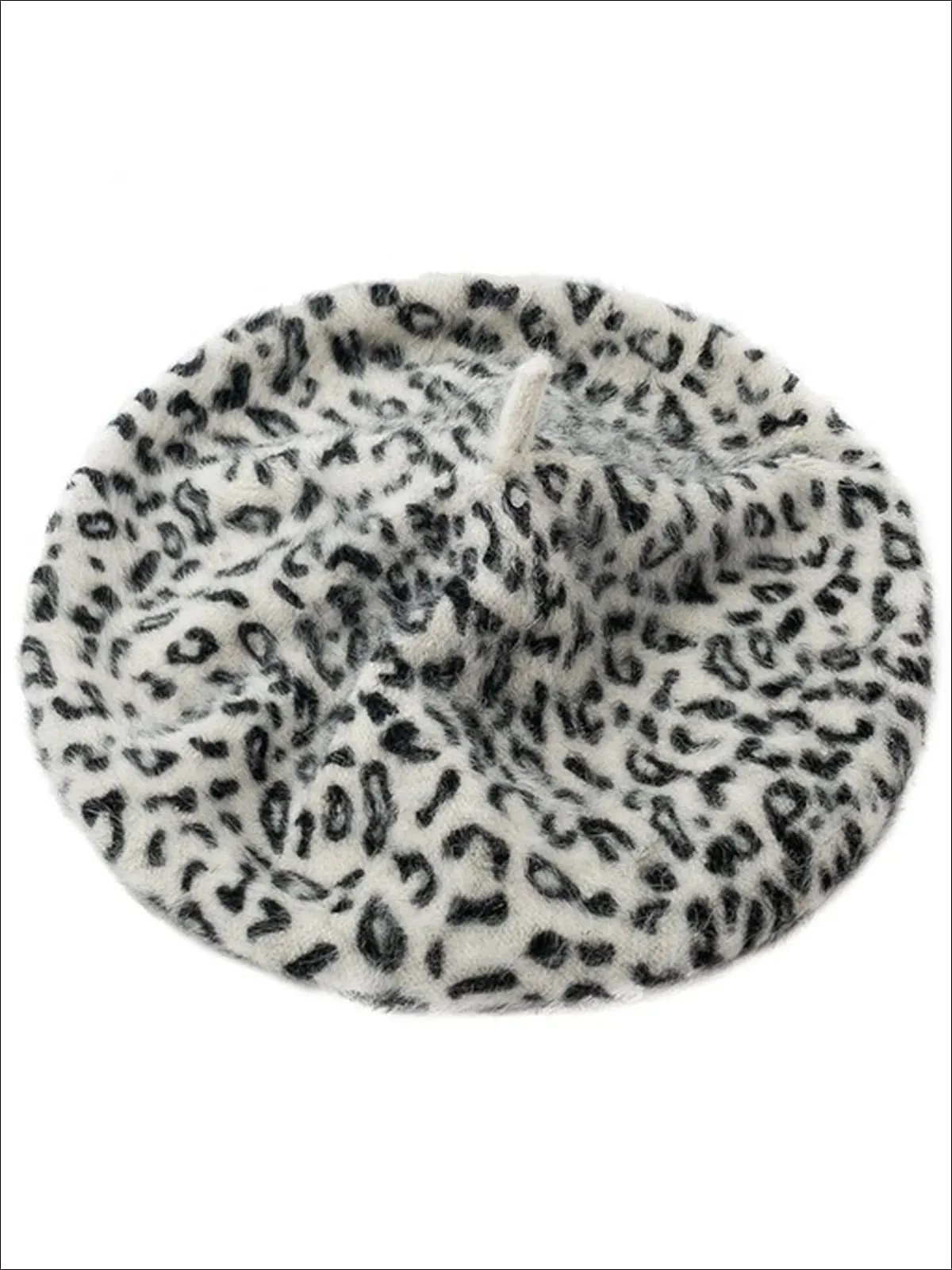 Sassy and Casual Animal Print Beret