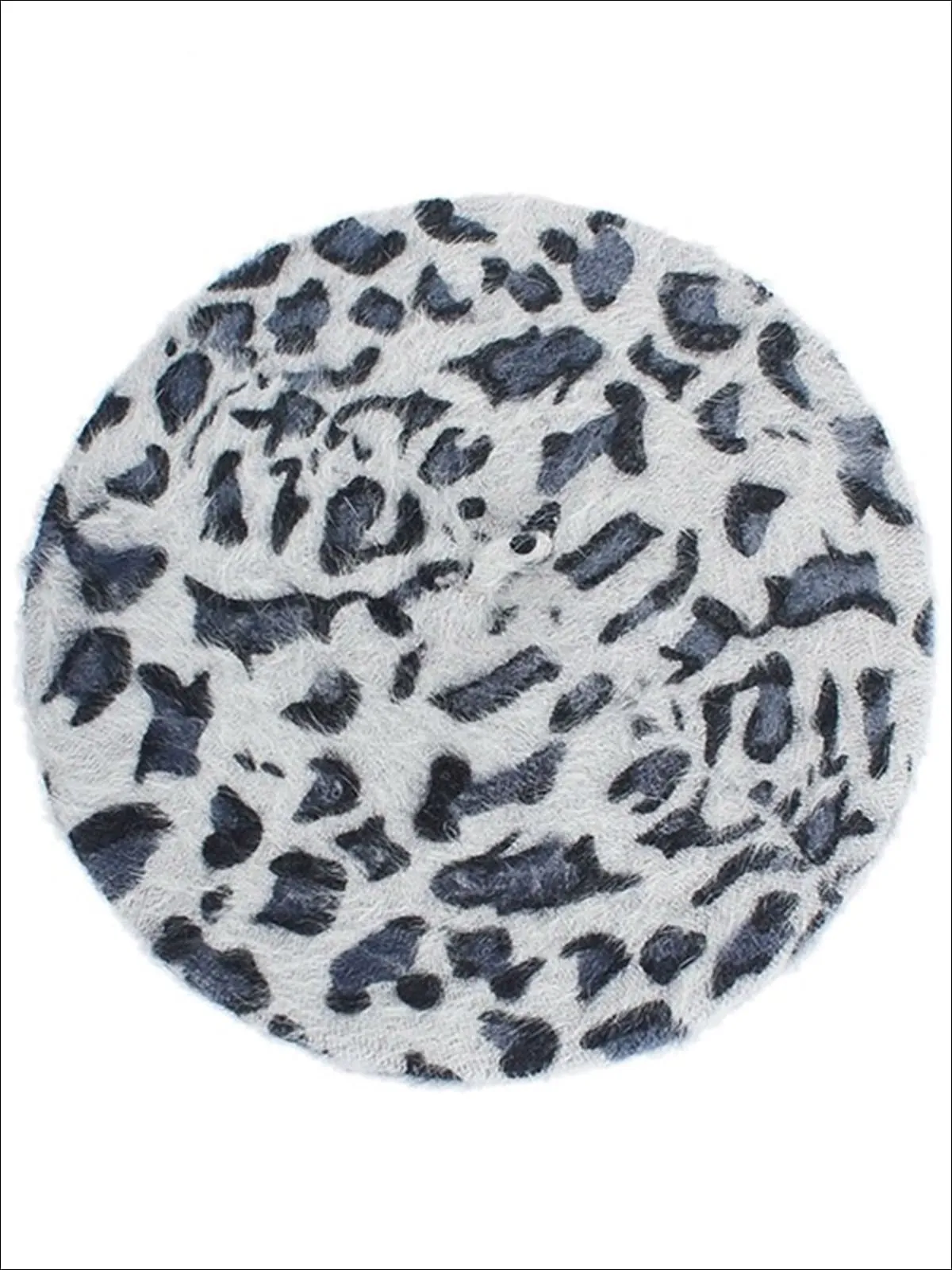 Sassy and Casual Animal Print Beret