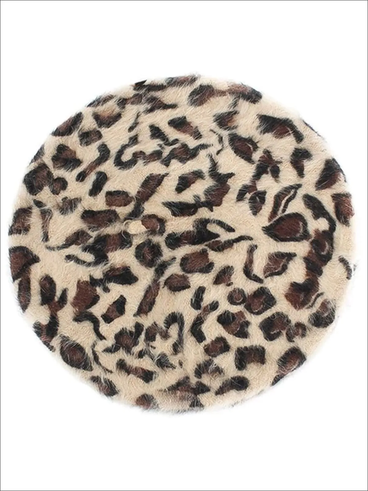 Sassy and Casual Animal Print Beret