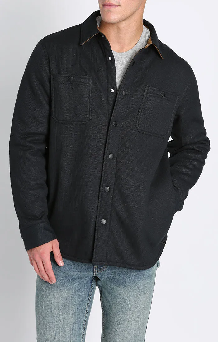 Sherpa Bonded Waffle Snap Workshirt