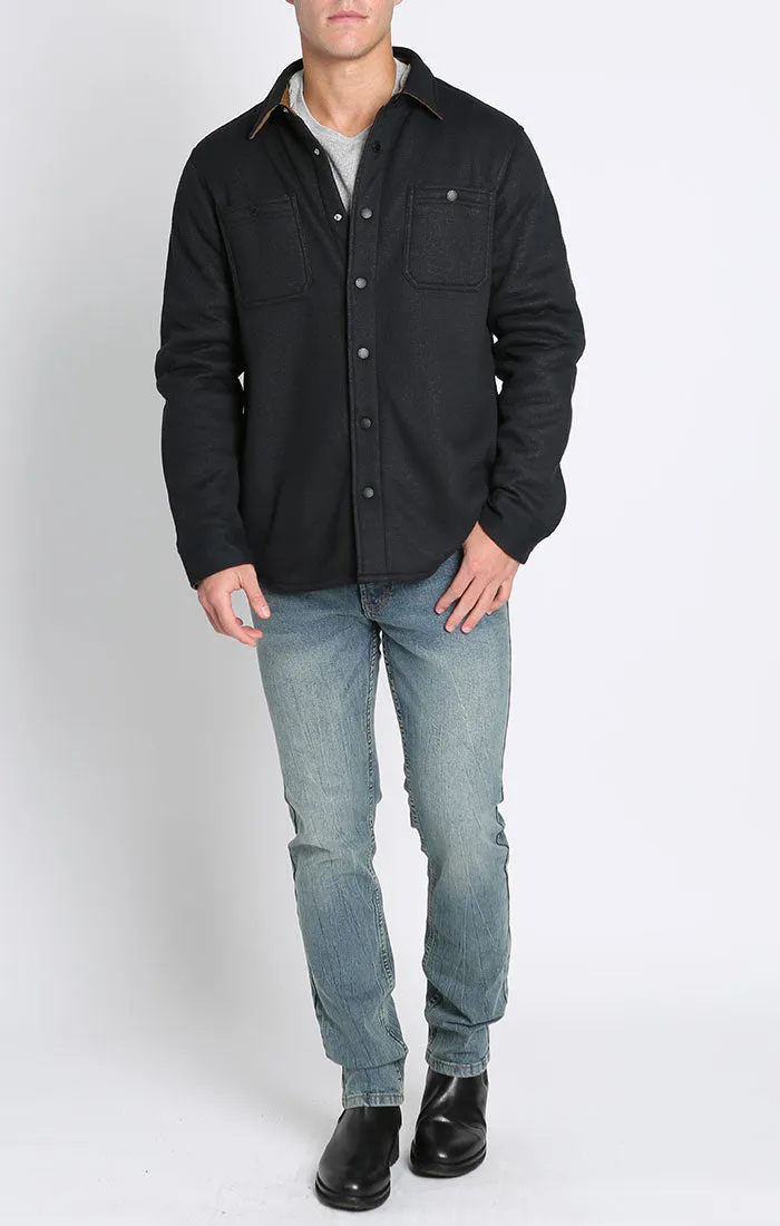 Sherpa Bonded Waffle Snap Workshirt