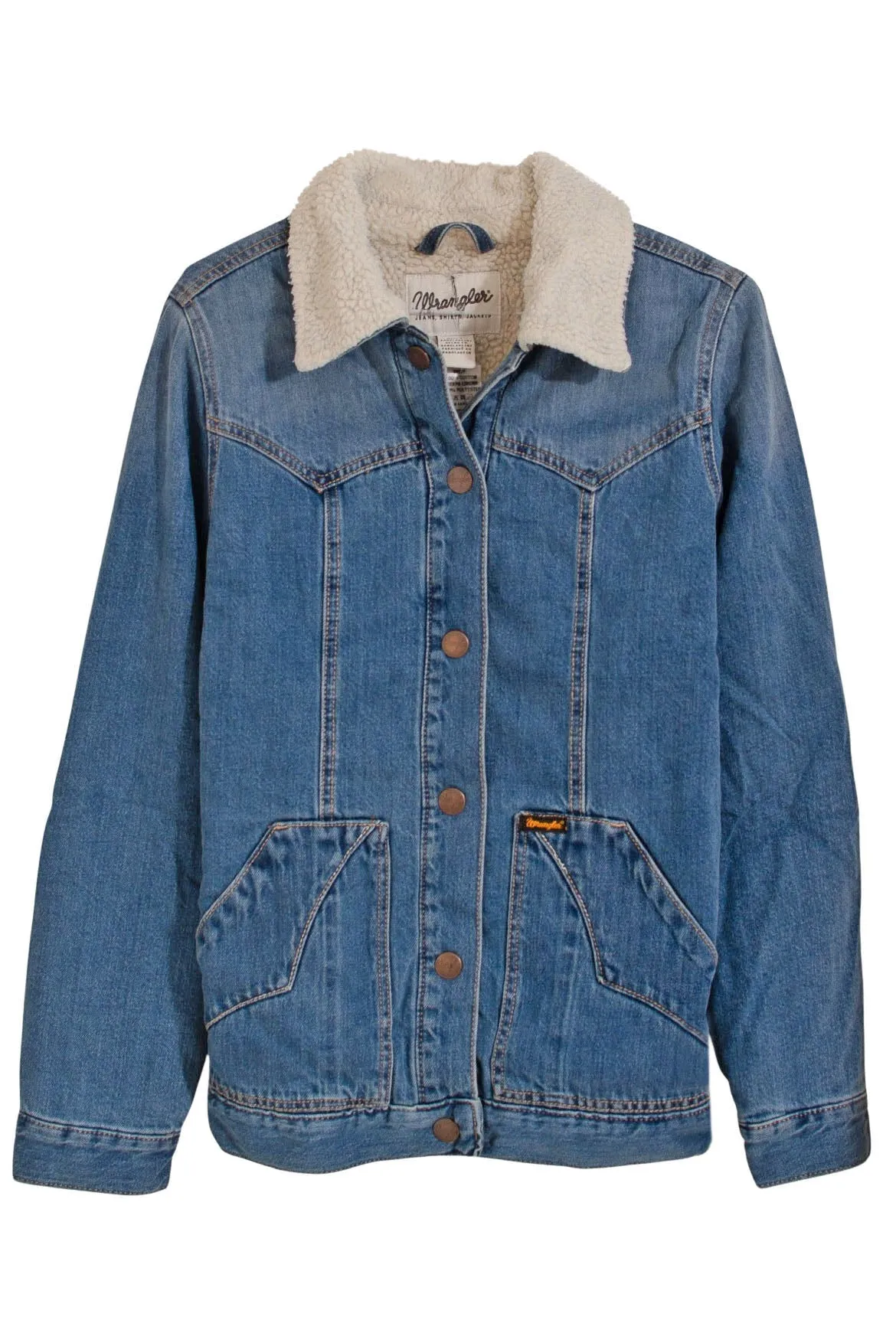 Sherpa Lined Denim Barn Jacket