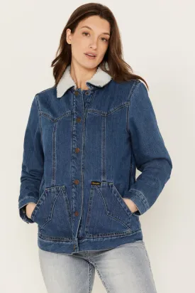 Sherpa Lined Denim Barn Jacket