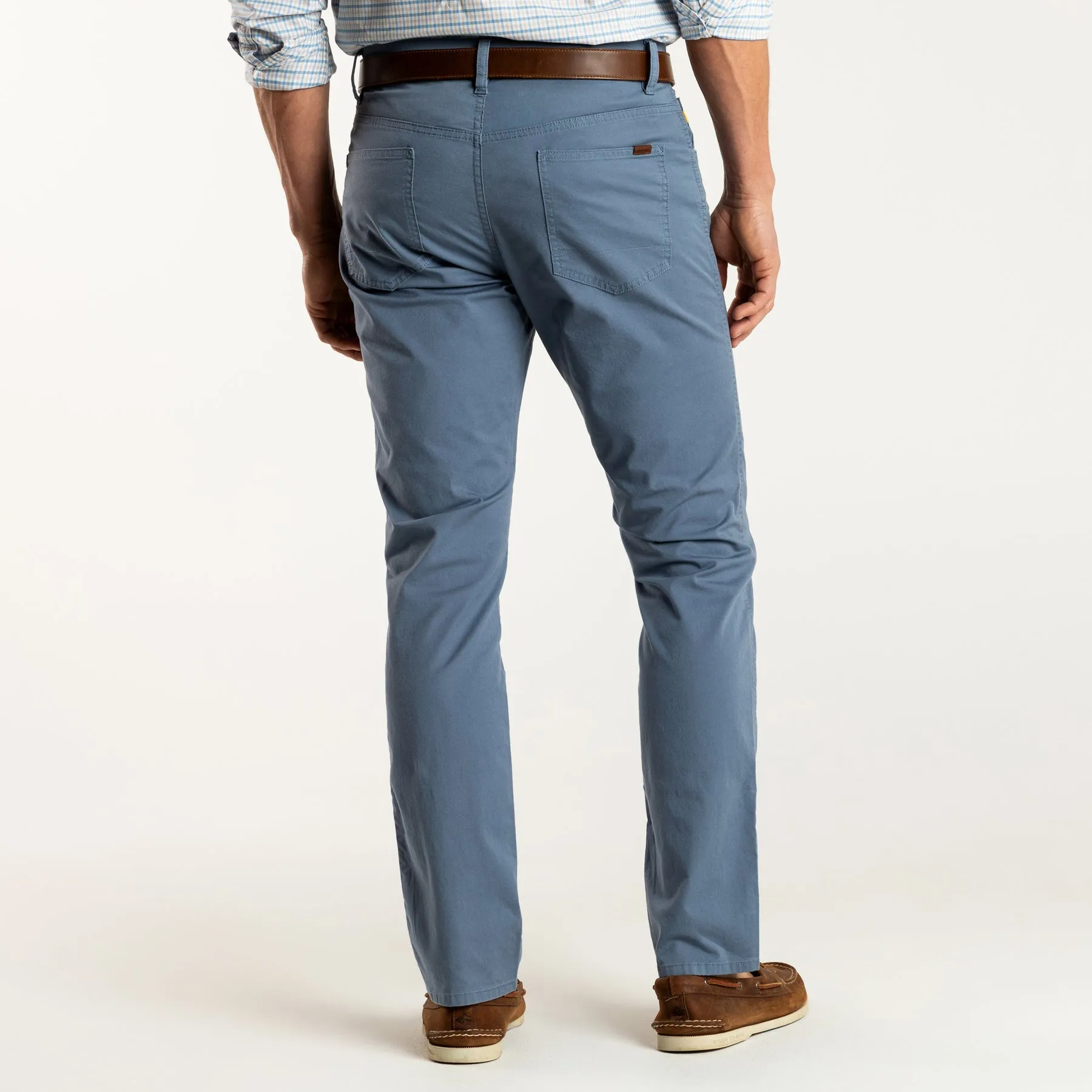 Shoreline Twill 5 Pocket Pant - Stone Blue