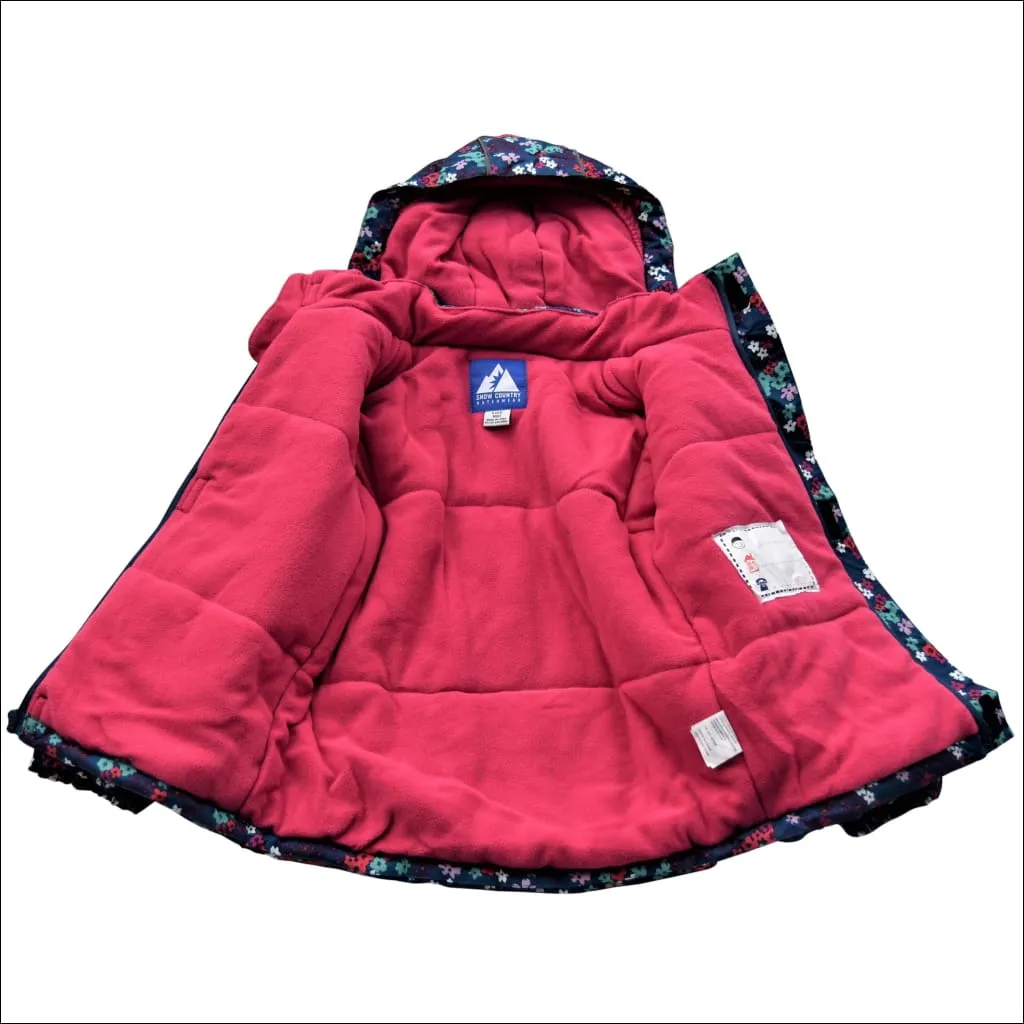 Snow Country Outerwear Little Girls Winter Snowsuit Ski Jacket and Snow Pants Set S-L