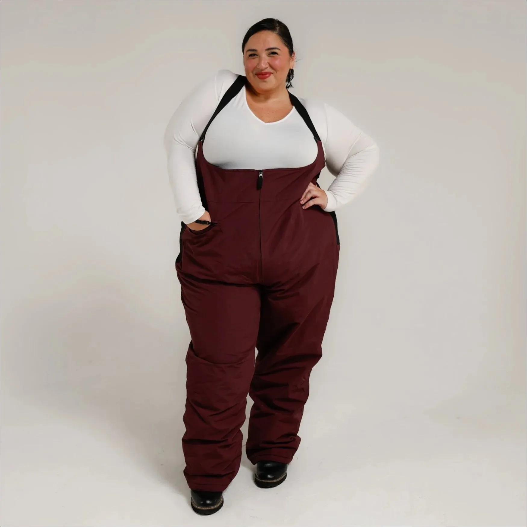 Snow Country Outerwear Women’s Plus Size 1X-6X Vertex Winter Snow Ski Bibs Overalls