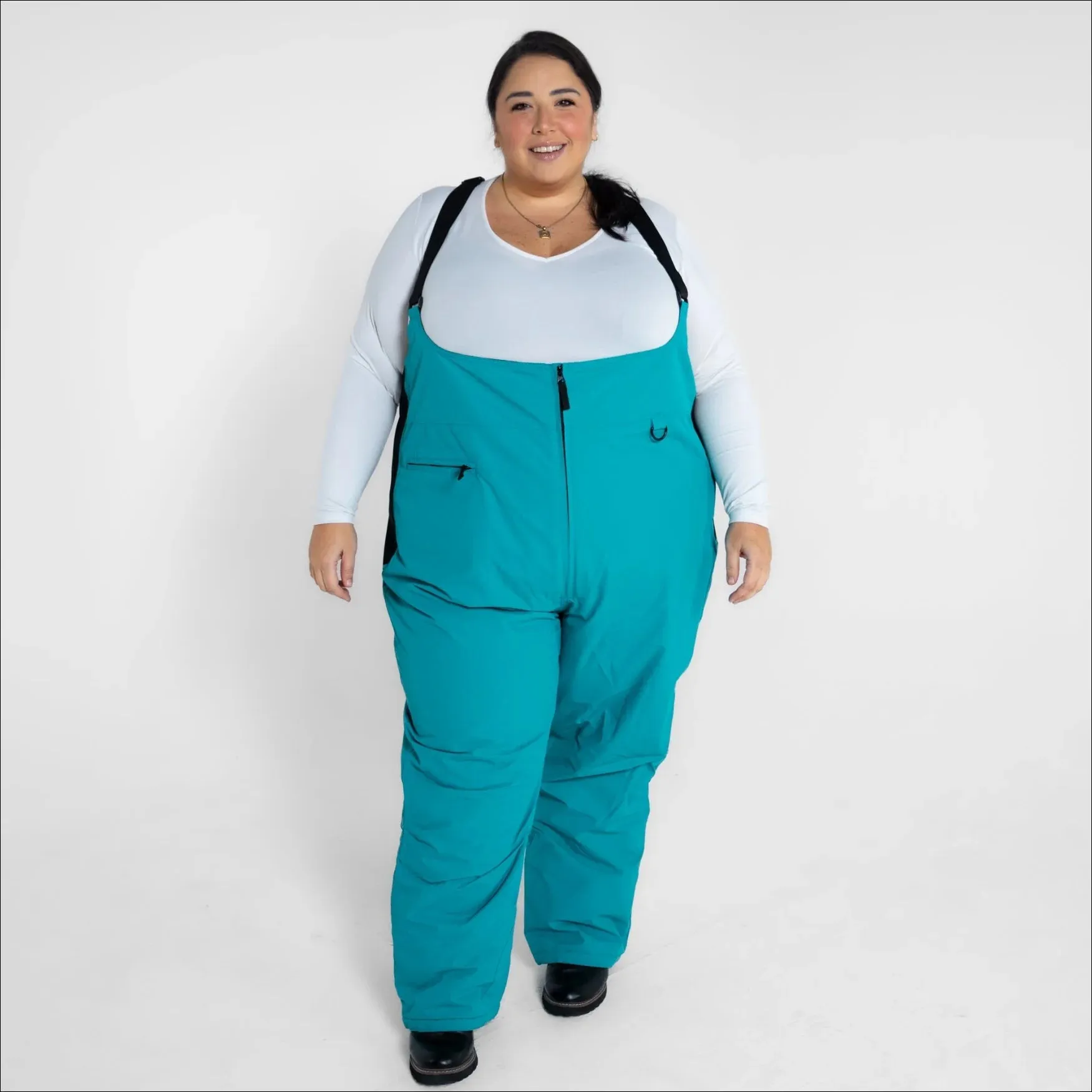 Snow Country Outerwear Women’s Plus Size 1X-6X Vertex Winter Snow Ski Bibs Overalls