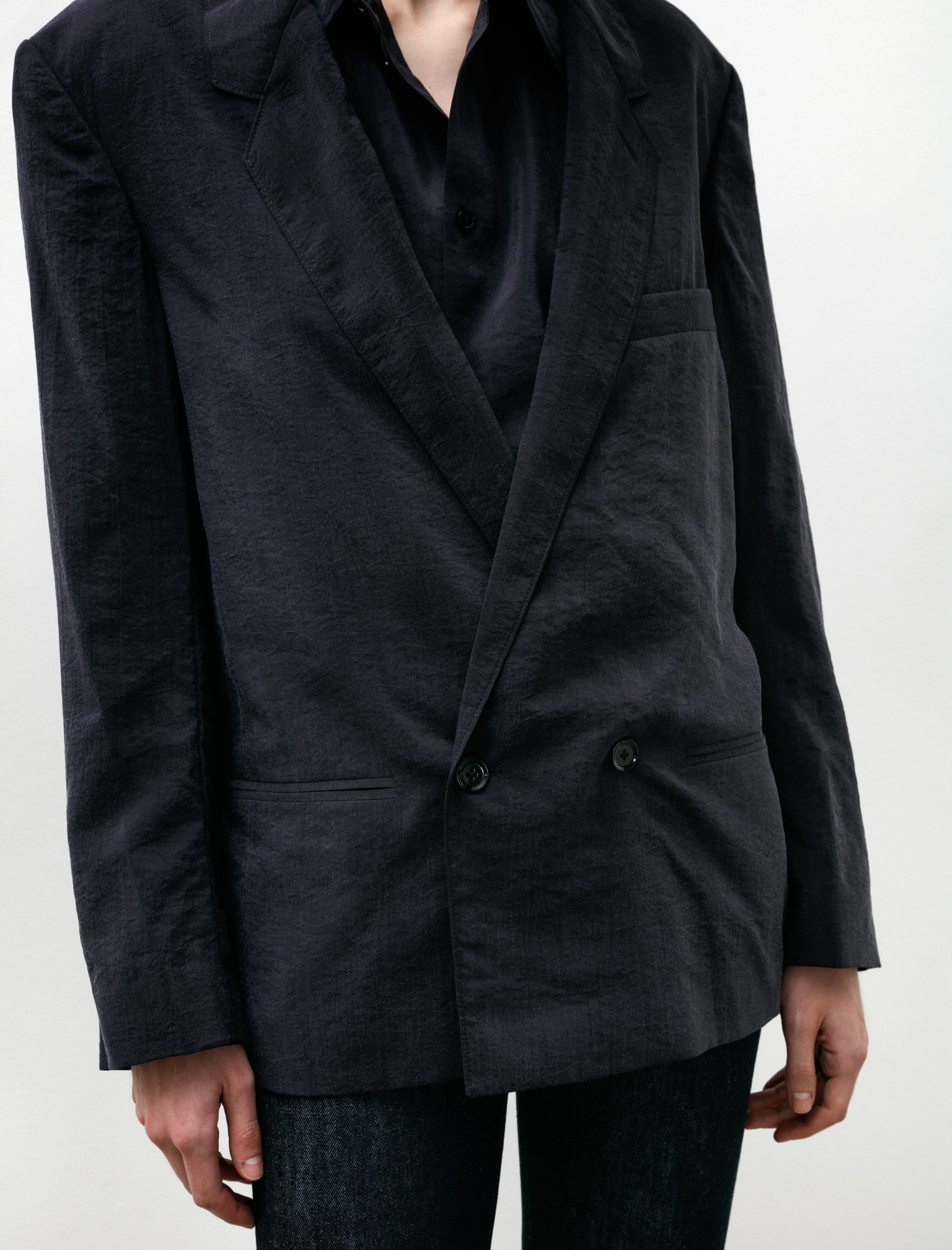 Soft Tailored Jacket Midnight Violet