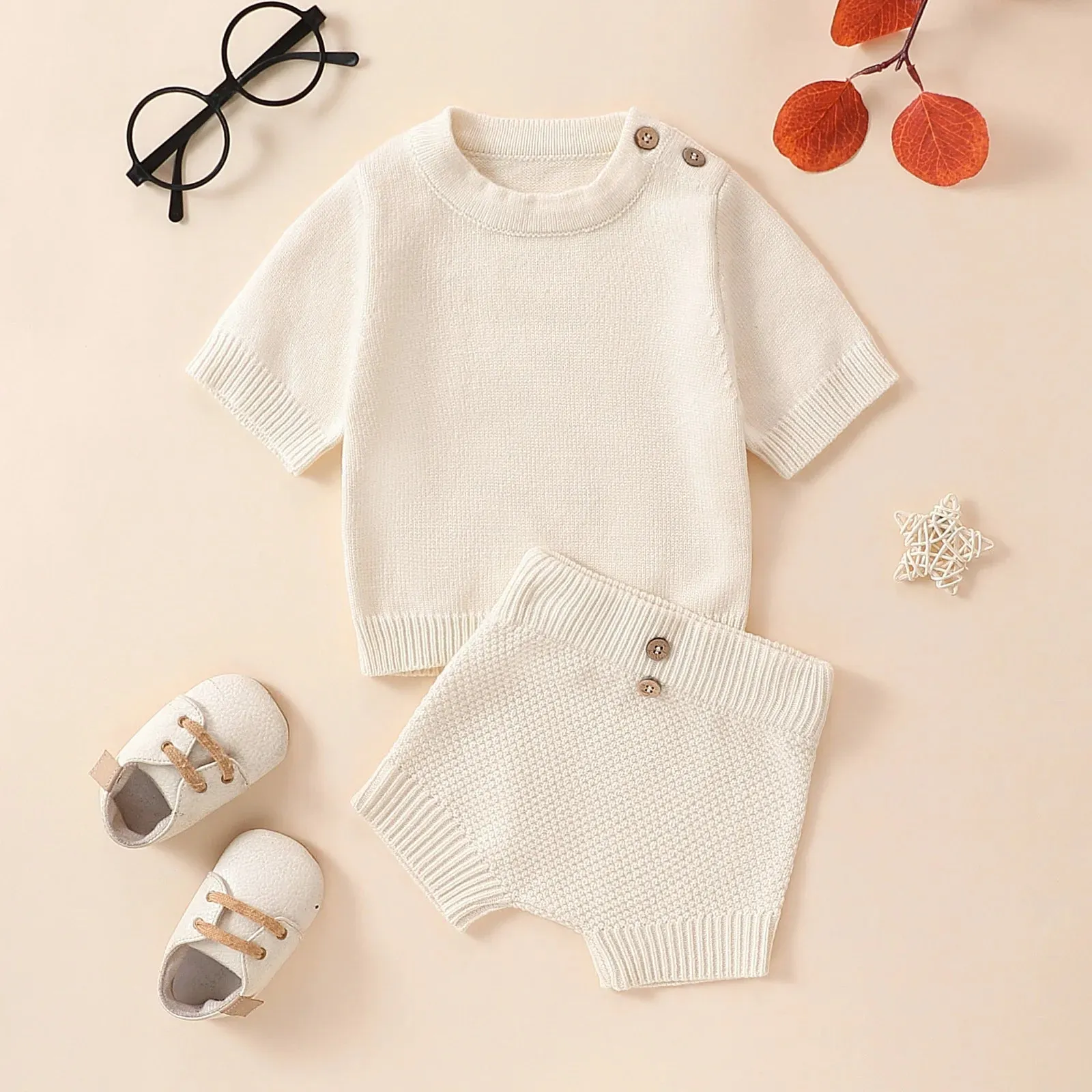 Textured Knit Set