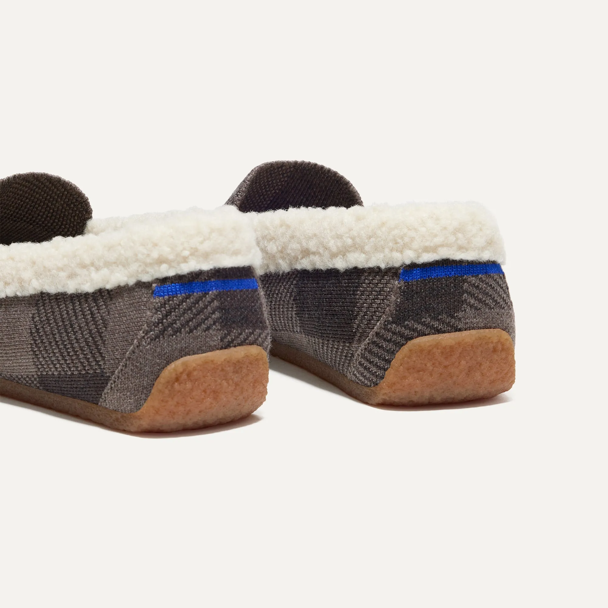 The Men's Slipper - Brown Buffalo Check