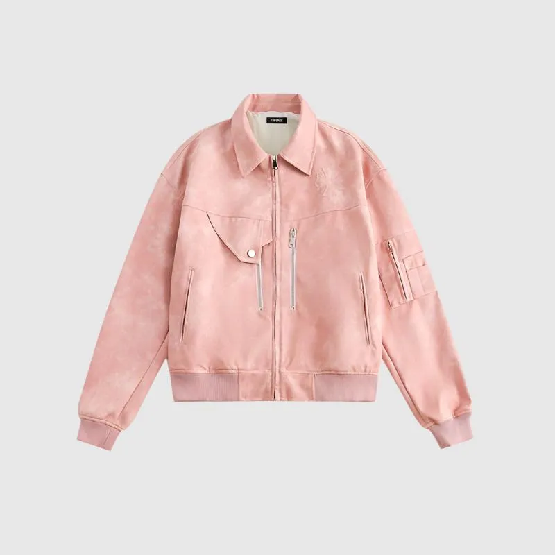 Women's Soft Fabric Bomber Jacket